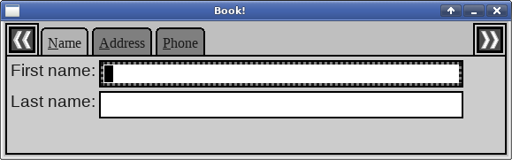 The book layout manager